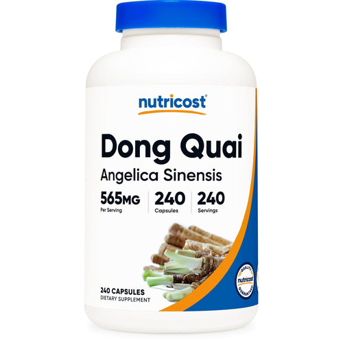 Nutricost Dong Quai 565mg, 240 Capsules (Angelica Sinensis) Supplement EasyOptionXY LLC