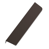 Dark Bronze "Comet" Edge Drawer Tab Pulls Euro • Knobs