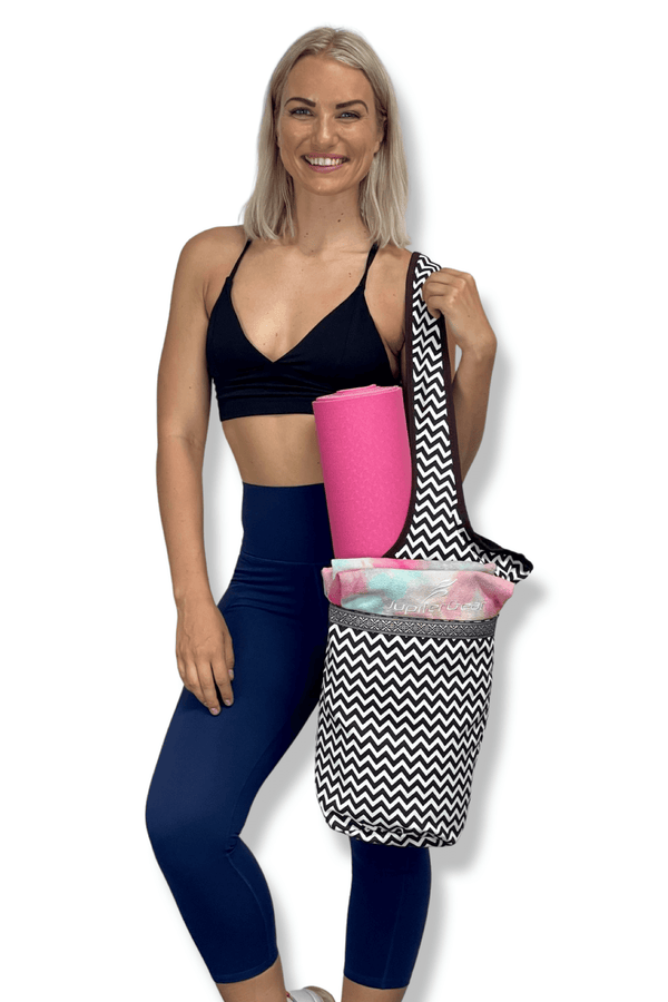 JupiterGear Yoga Mat Carrying Tote Bag with Large Pockets Jupiter Gear