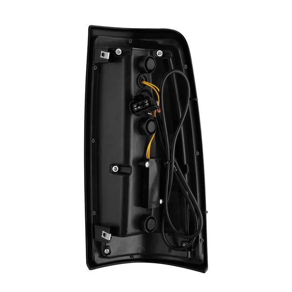 AlphaRex 99-06 Chevrolet Silverado Sierra LUXX-Series LED Tail Lights Alpha-Black