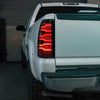 AlphaRex 99-06 Chevrolet Silverado/99-06 GMC Sierra LUXX-Series LED Tail Lights Black Red OffRoadUSA.com