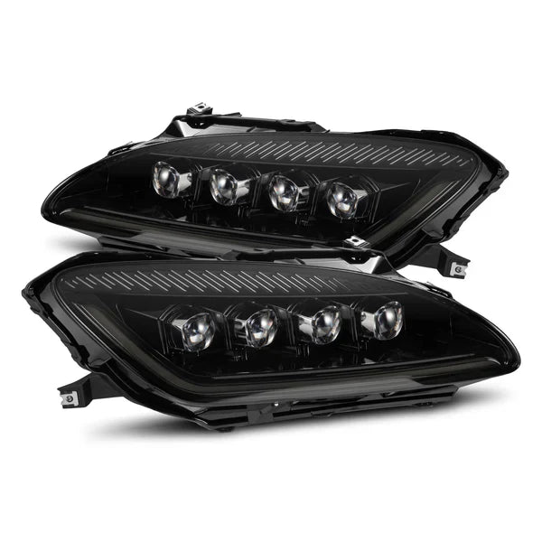 AlphaRex 99-09 Honda S2000 NOVA-Series LED Projector Headlights Alpha-Black OffRoadUSA.com