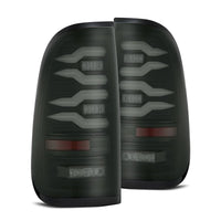 AlphaRex 99-16 Ford Super Duty / 97-03 F150 LUXX-Series LED Tail Lights Black OffRoadUSA.com