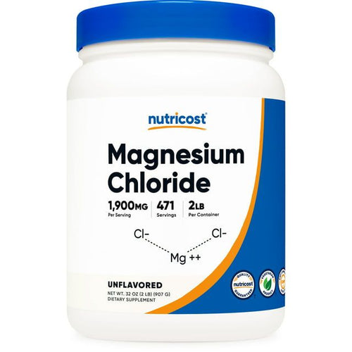 Nutricost Magnesium Chloride Supplement Powder 2 lb EasyOptionXY LLC