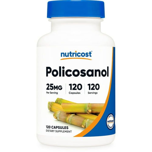 Nutricost Policosanol 25mg, 120 Capsules - Gluten Free, Non-GMO Supplement EasyOptionXY LLC