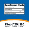 Nutricost Policosanol 25mg, 120 Capsules - Gluten Free, Non-GMO Supplement EasyOptionXY LLC