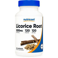 Nutricost Licorice Root 500mg, 120 Capsules - Non-GMO, Gluten Free Herbal Supplement EasyOptionXY LLC