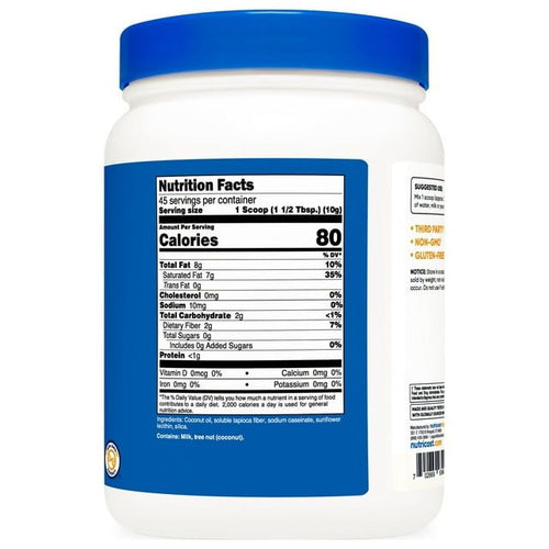 Nutricost Coconut Oil Powder 1 lb, 45 Servings (10 Grams per Serving) EasyOptionXY LLC