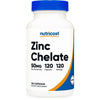 Nutricost Zinc Chelate 50mg, 120 Vegetarian Capsules - Gluten Free and Non-GMO Supplement EasyOptionXY LLC