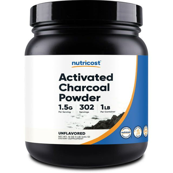 Nutricost Activated Charcoal Powder 1lb - Teeth Whitening Supplement EasyOptionXY LLC