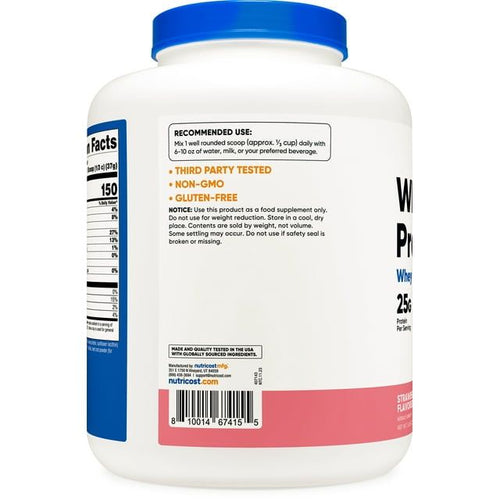 Nutricost Whey Protein Concentrate (Strawberry Milkshake) 5LBS - Protein Supplement EasyOptionXY LLC
