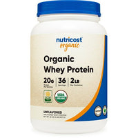 Nutricost Organic Whey Protein Powder (Unflavored) 2LB - Gluten Free Supplement EasyOptionXY LLC