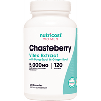 Nutricost Chasteberry Supplement for Women 120 Capsules, 5000mg Chasteberry Equivalent Per Serving EasyOptionXY LLC