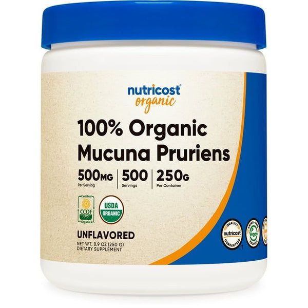 Nutricost Organic Mucuna Pruriens Powder Supplement (250 Grams) EasyOptionXY LLC
