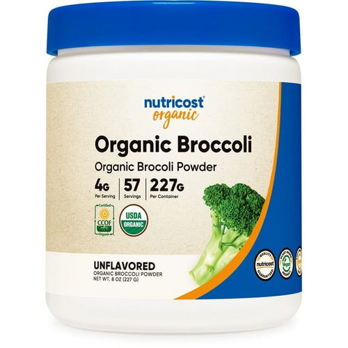 Nutricost Organic Broccoli Powder (8 oz) - USDA Certified Organic, Non-GMO, Gluten Free Supplement EasyOptionXY LLC