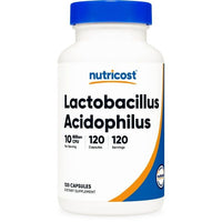 Nutricost Lactobacillus Acidophilus 10 Billion CFU Supplement, 120 Vegetarian Capsules EasyOptionXY LLC
