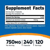 Nutricost Strontium Capsules 750mg, 240 Capsules - Vegetarian, Non-GMO, Gluten Free Supplement EasyOptionXY LLC