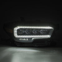 AlphaRex 16-23 Toyota Tacoma NOVA-Series LED Projector Headlights Chrome OffRoadUSA.com