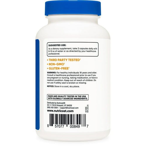 Nutricost L-Citrulline 500mg, 120 Capsules - Non-GMO & Gluten Free Supplement EasyOptionXY LLC