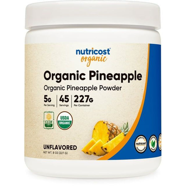 Nutricost Organic Pineapple Powder (8 oz) - USDA Certified Organic, Freeze Dried, Gluten Free Supplement EasyOptionXY LLC
