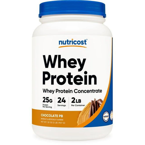 Nutricost Whey Protein Concentrate Powder (Chocolate Peanut Butter) 2LBS EasyOptionXY LLC