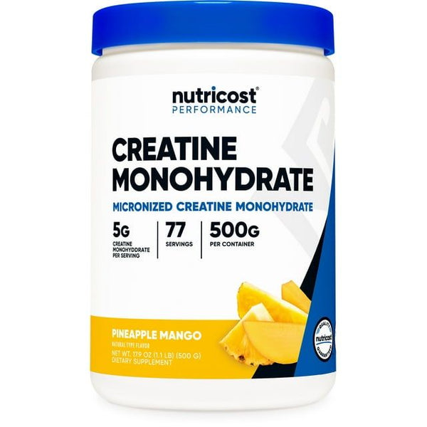 Nutricost Creatine Monohydrate Powder (Pineapple Mango, 500 Gram) - Micronized Creatine Supplement - Vegan, Non-GMO, Gluten Free EasyOptionXY LLC