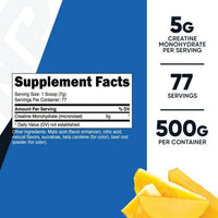 Nutricost Creatine Monohydrate Powder (Pineapple Mango, 500 Gram) - Micronized Creatine Supplement - Vegan, Non-GMO, Gluten Free EasyOptionXY LLC