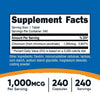 Nutricost Chromium 1000mcg, 240 Tablets - Gluten Free, Non-GMO EasyOptionXY LLC