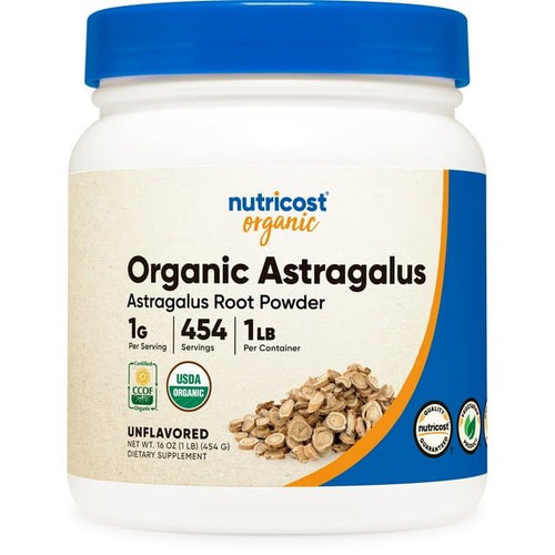 Nutricost Organic Astragalus Root Powder 1LB - Gluten Free, Non-GMO, Vegetarian Supplement EasyOptionXY LLC