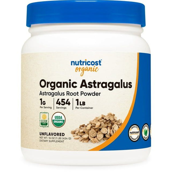 Nutricost Organic Astragalus Root Powder 1LB - Gluten Free, Non-GMO, Vegetarian Supplement EasyOptionXY LLC