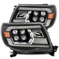 AlphaRex 05-11 Toyota Tacoma NOVA-Series LED Projector Headlights Black OffRoadUSA.com