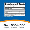 Nutricost D-Ribose Powder 500 Grams - 100 Servings, 5000mg Per Serving - Gluten Free Supplement EasyOptionXY LLC