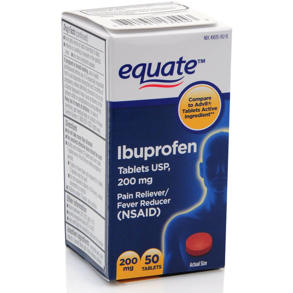 Equate Ibuprofen Tablets; 200 mg; 50 Count EasyOptionXY LLC