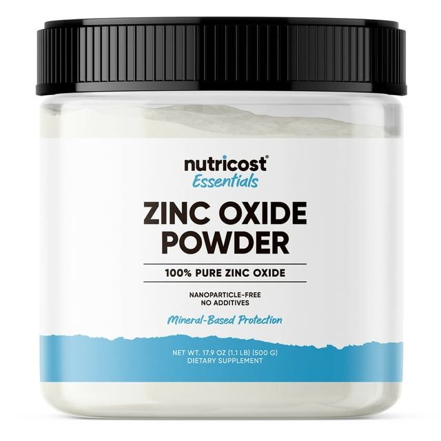 Nutricost, Pure Zinc Oxide Powder 500 G - Non GMO Supplement EasyOptionXY LLC