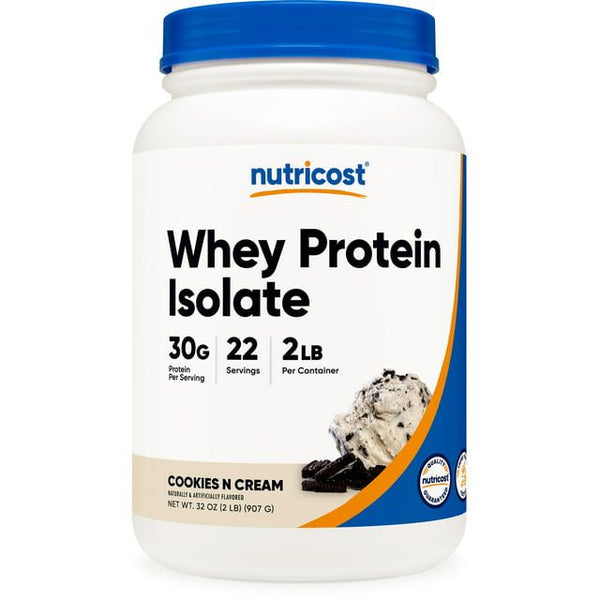 Nutricost Whey Protein Isolate Powder (Cookies N Cream, 2 Pounds) EasyOptionXY LLC