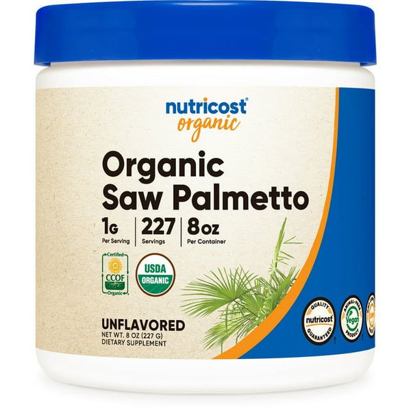 Nutricost Organic Saw Palmetto Powder 8 oz - Certified USDA Organic Saw Palmetto Supplement EasyOptionXY LLC