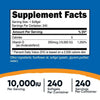 Nutricost Vitamin D3 10,000 IU Supplement, 240 Soft Gel Caps EasyOptionXY LLC
