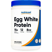 Nutricost Egg White Protein Powder 8oz (Unflavored) - Non-GMO, Gluten Free Supplement EasyOptionXY LLC