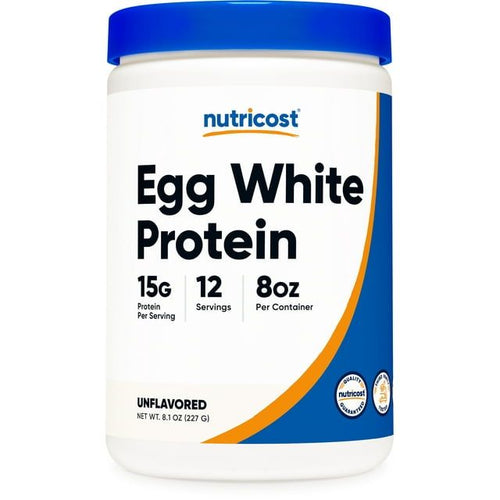 Nutricost Egg White Protein Powder 8oz (Unflavored) - Non-GMO, Gluten Free Supplement EasyOptionXY LLC