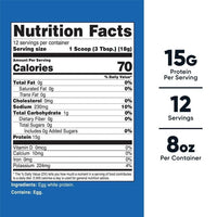 Nutricost Egg White Protein Powder 8oz (Unflavored) - Non-GMO, Gluten Free Supplement EasyOptionXY LLC