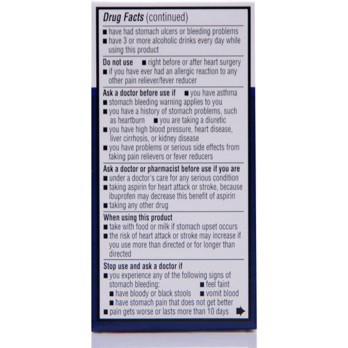 Equate Ibuprofen Tablets; 200 mg; 50 Count EasyOptionXY LLC