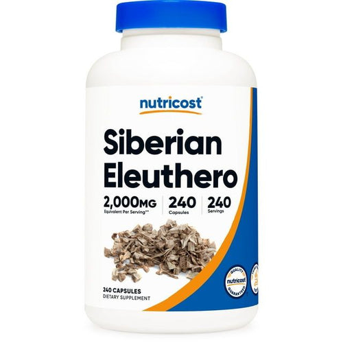 Nutricost Siberian Eleuthero 500mg, 240 Capsules - Gluten Free & Non-GMO Supplement EasyOptionXY LLC