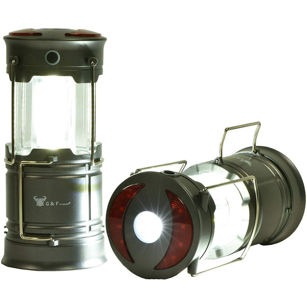 G & F Products 360 LED Lanterns Flashlights, Long-Lasting, 2 Pack EasyOptionXY LLC