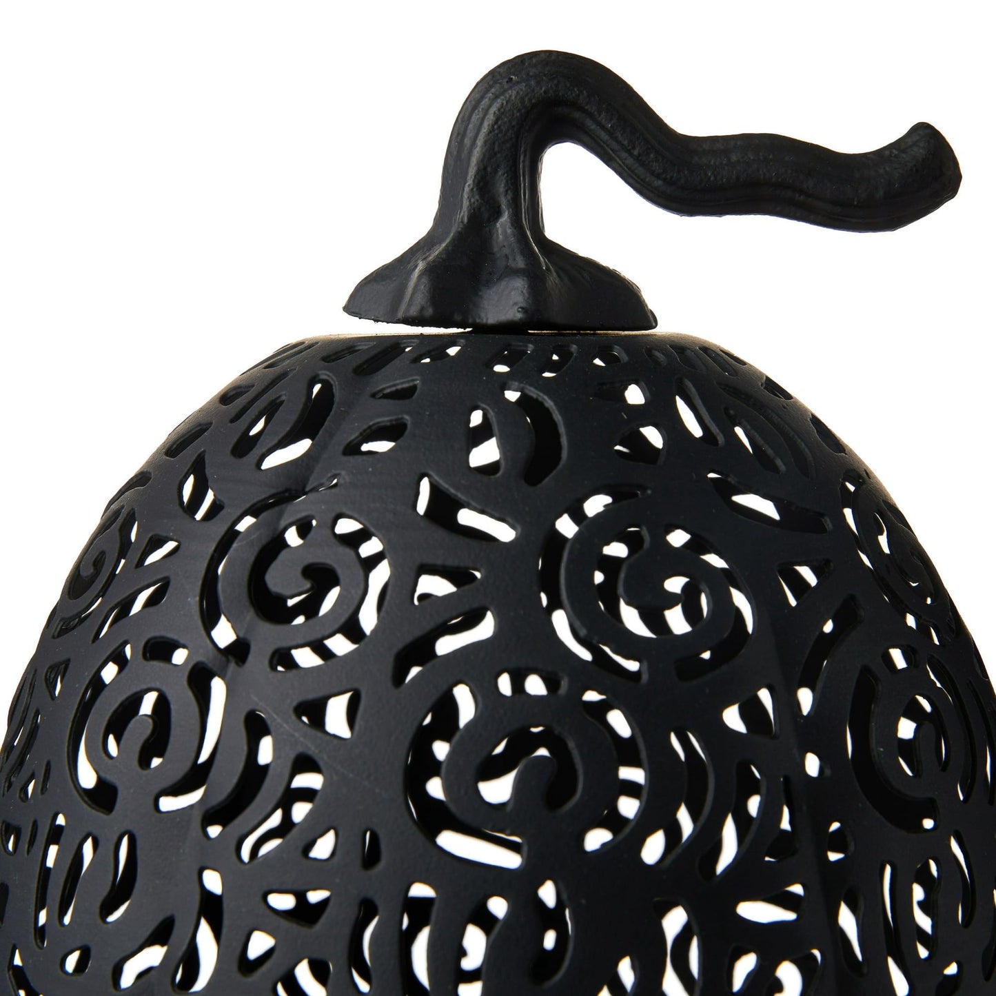 Way To Celebrate Metal Pumpkin Tea Light Holder Black, 11 inch EasyOptionXY LLC