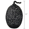 Way To Celebrate Metal Pumpkin Tea Light Holder Black, 11 inch EasyOptionXY LLC