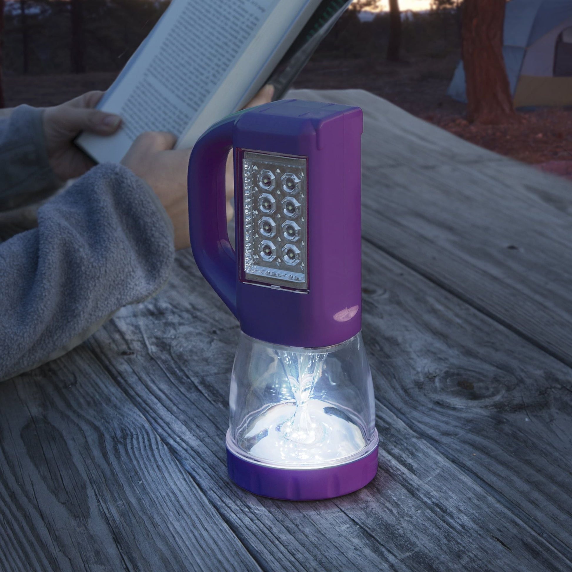 3 in 1 LED Lantern, Flashlight and Panel Light, Lightweight Camping Lantern By Wakeman Outdoors (For Camping Hiking Reading and Emergency) EasyOptionXY LLC