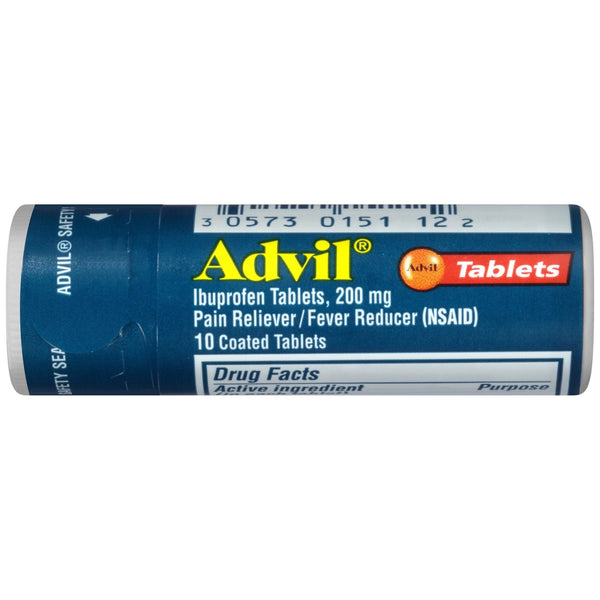 Advil Pain and Headache Reliever Ibuprofen Tablets; 200 mg; 10 Count EasyOptionXY LLC