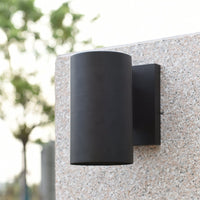 Better Homes & Gardens 7.5'H Modern Cylinder Outdoor Wall Sconce, Bronze Metal, Bulb Not Included EasyOptionXY LLC