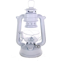 Lot of 2 - 8 Inch White Hurricane Kerosene Oil Lantern Hanging Light / Lamp EasyOptionXY LLC