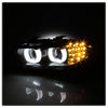 Spyder 09-12 BMW E90 3-Series 4DR HID w/ AFS Only - LED Turn - Black - PRO-YD-BMWE9009-AFSHID-BK OffRoadUSA.com